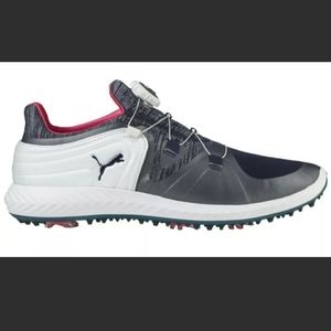 Puma Golf- Ladies IGNITE Shoes Navy Blazer/Silver 5.5 Medium